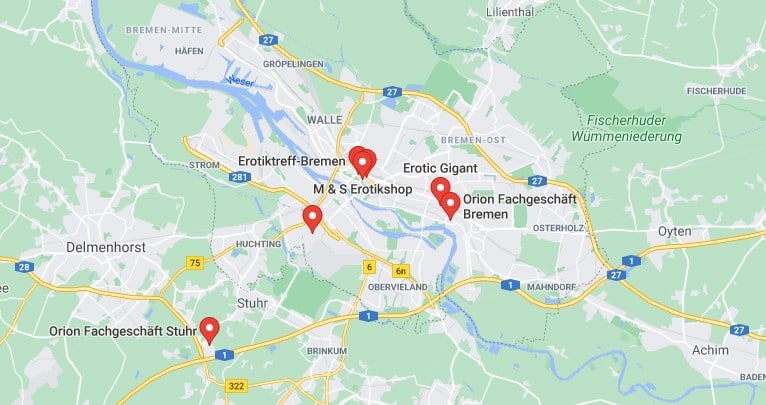 Sex Shop Bremen – Finde die besten Erotik Shops in Bremen