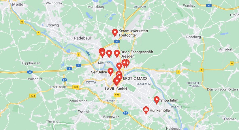 Sex Shop Dresden – Finde die besten Erotik Shops in Dresden