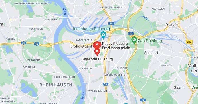 Sex Shop Duisburg Karte