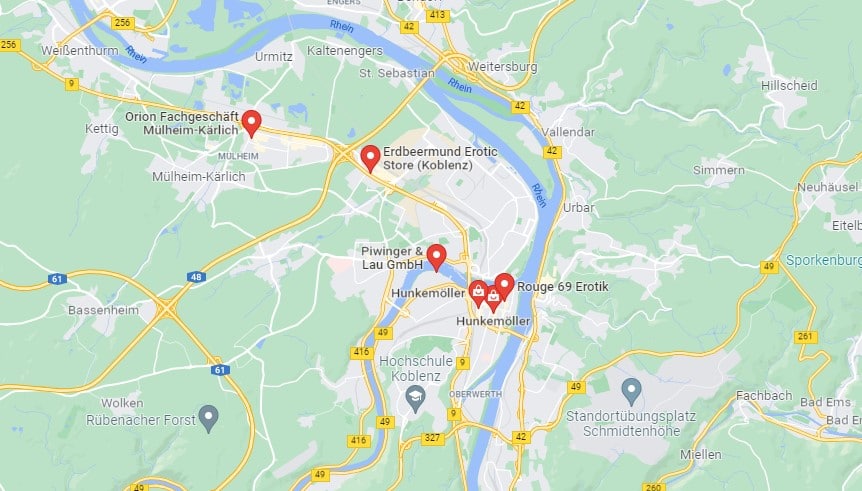 Sex Shop Koblenz – Finde die besten Erotik Shops in Koblenz