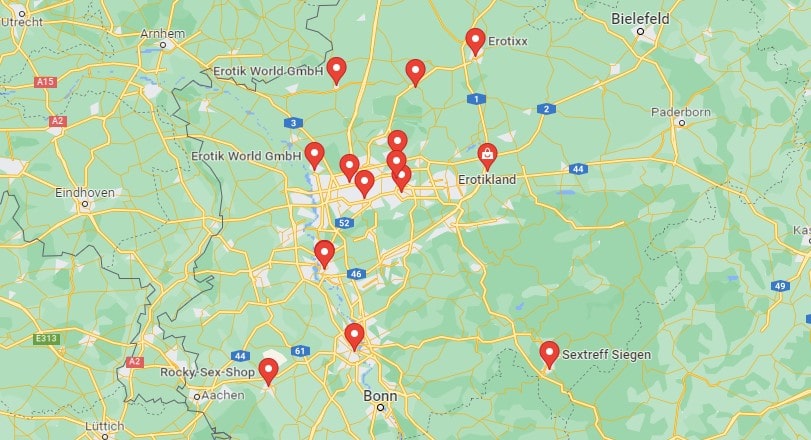 Sex Shop Nordrhein-Westfalen – Finde die besten Erotik Shops in Nordrhein-Westfalen