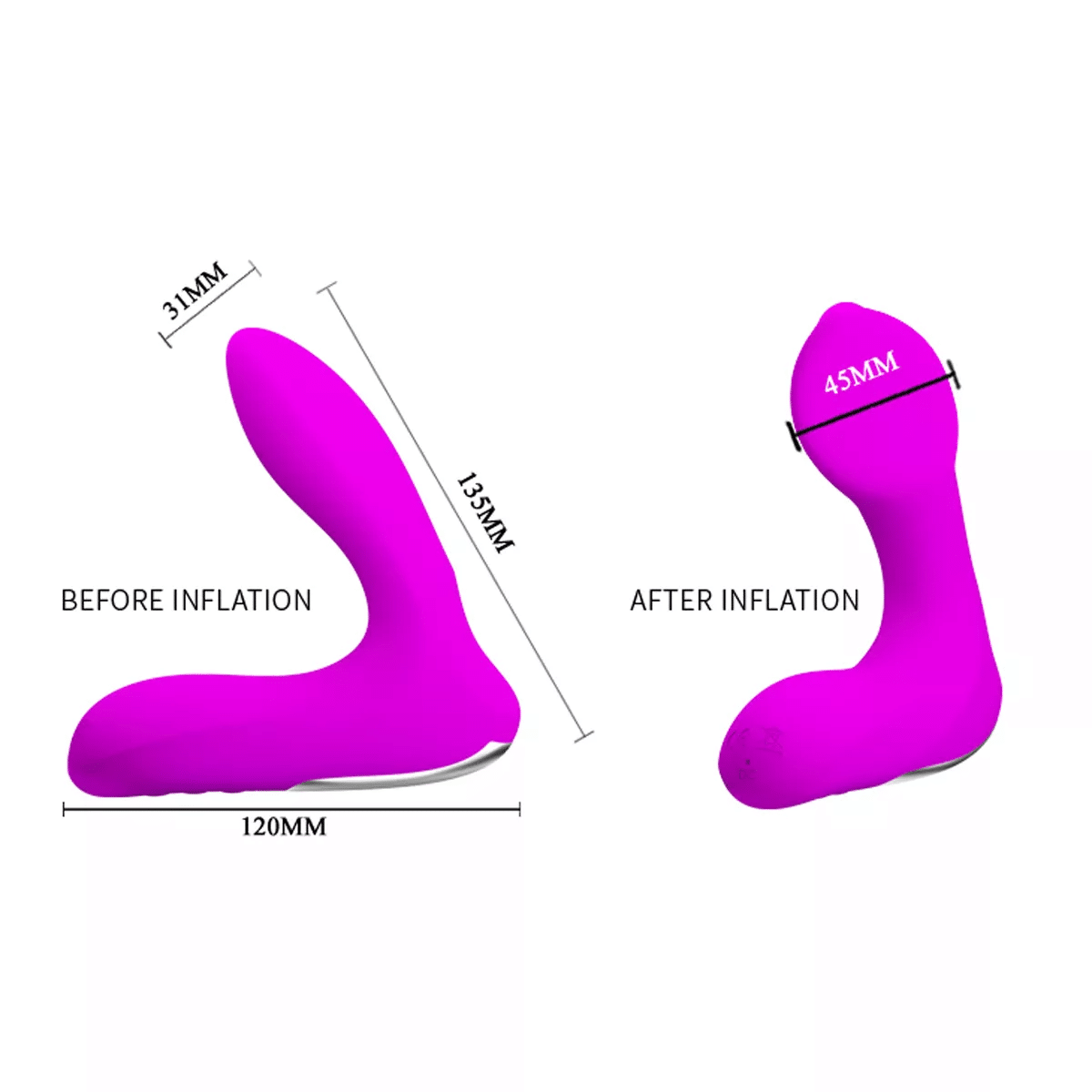 Aufblasbarer Prostatavibrator - Leonard. Slide 4