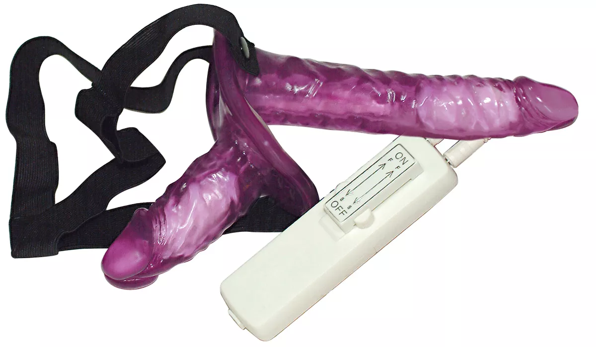 Vibrating Strap-on Duo. Slide 4