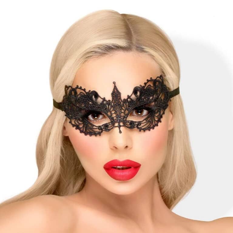 Filigrane Augenmaske mit Spitze - Passende Ergänzungen zum Open Mouth Gag