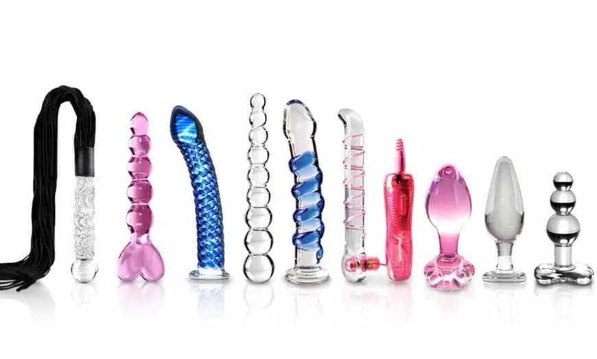 Icicles Sexspielzeug aus Glas