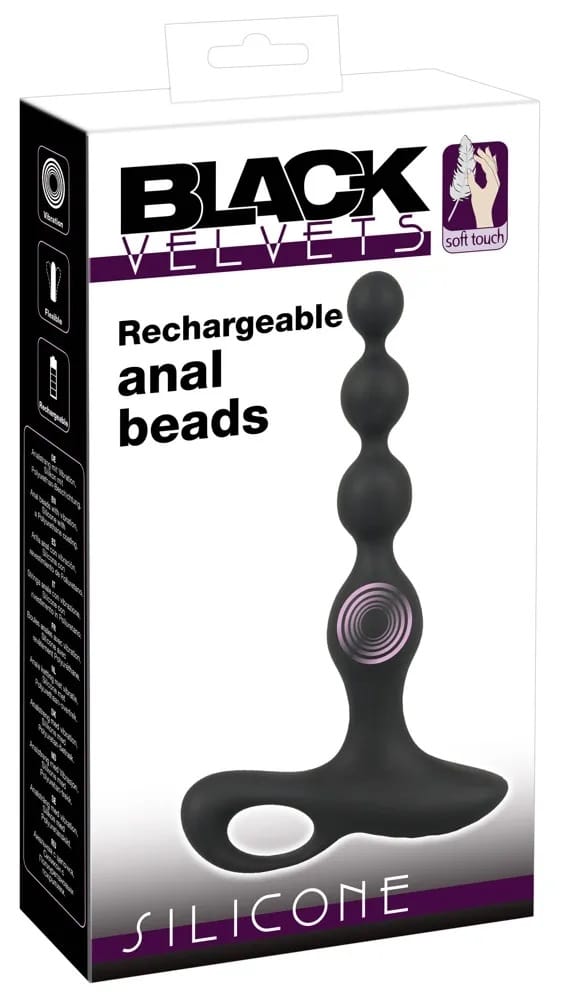 Black Velvet Analvibrator „Vibrating Anal Beads“. Slide 13