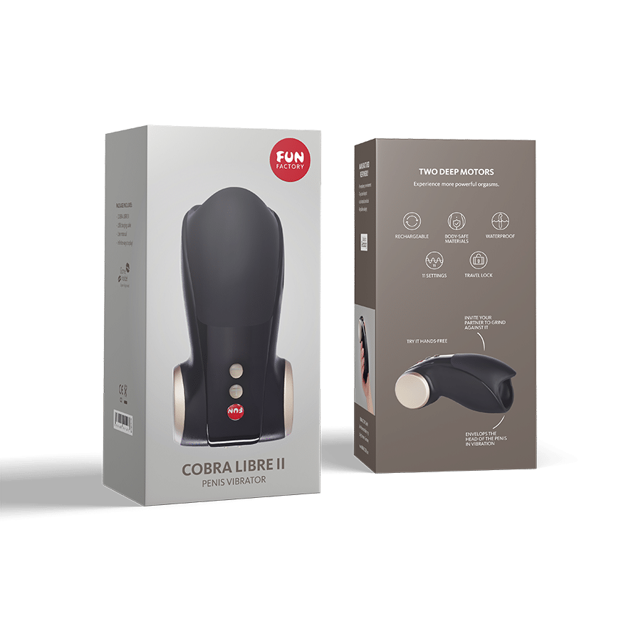 Fun Factory Cobra Libre 2 schwarz - Oral-Masturbator mit Vibration wiederverwendbar test