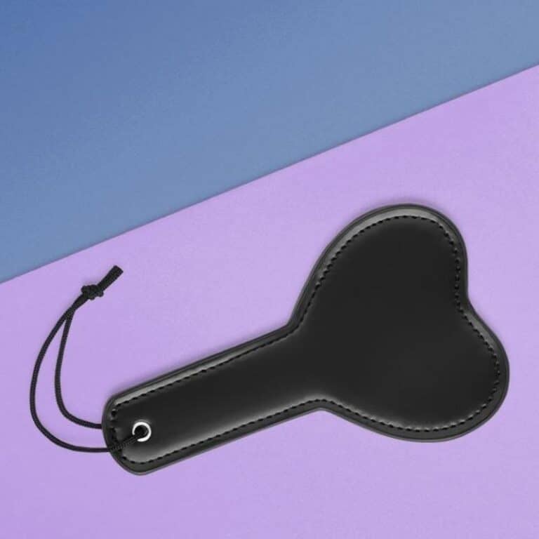 Mini-Paddle in Herzform - Entdecke handliche BDSM-Toys für Rollenspiele unterwegs und im Alltag