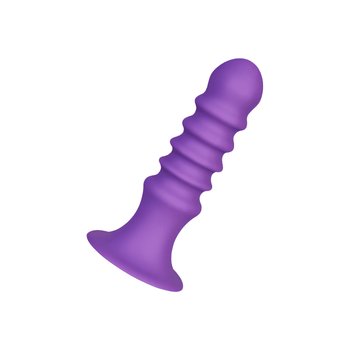 Ribbed Plug with Suction Cup