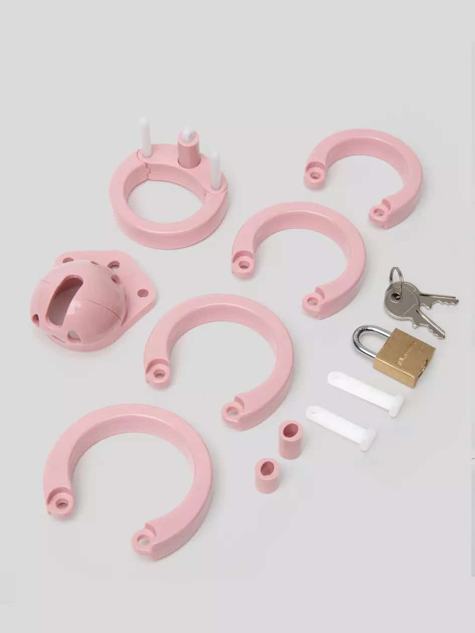 CB-X Mini Me Pink Keuschheitskäfig-Set. Slide 4