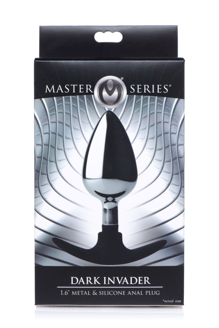 Dark Invader groß - Betörende Analplugs von Master Series