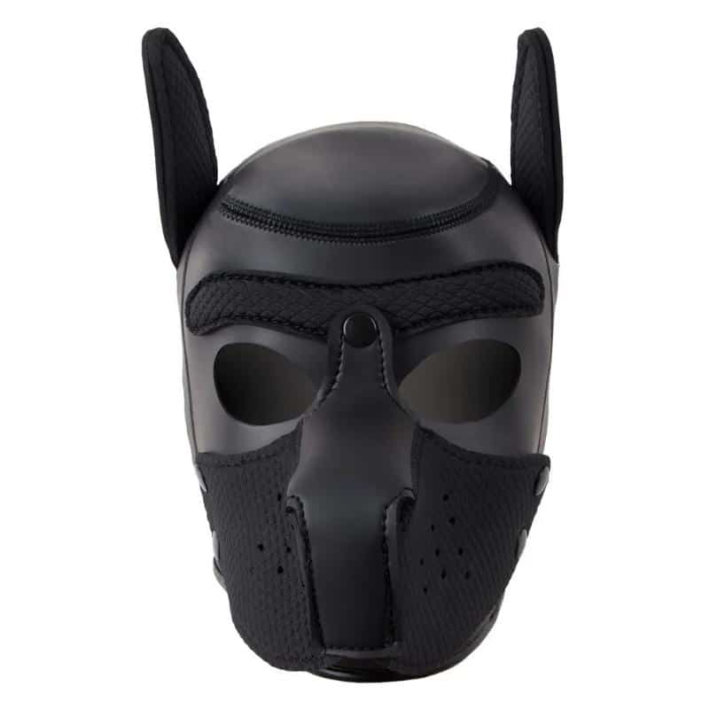 Hundekopfmaske aus Neopren. Slide 4