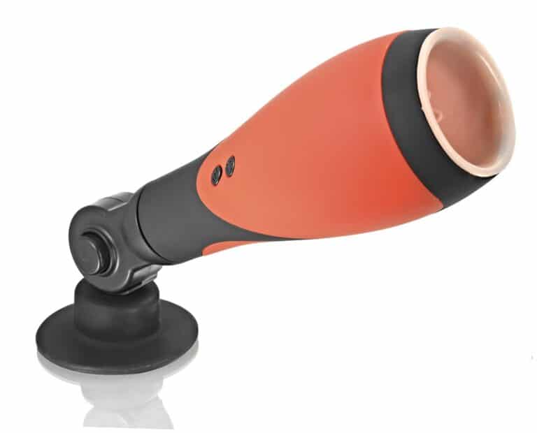 Deluxe Oral Masturbator Set für Männer (Orange) - Masturbator