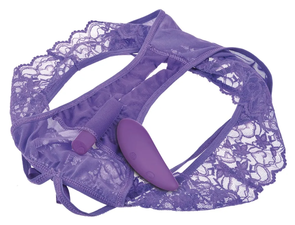  Vibro-Slip „Crotchless Petite Panty Thrill-Her“, ouvert