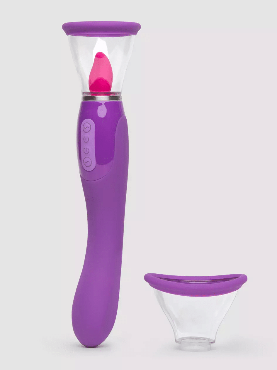 Fantasy for Her vibrierende Vaginapumpe mit Zungenvibrator . Slide 1