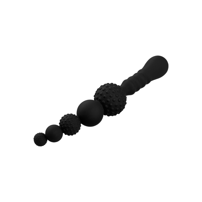 Kugelförmiger Analdildo aus Silikon. Slide 6