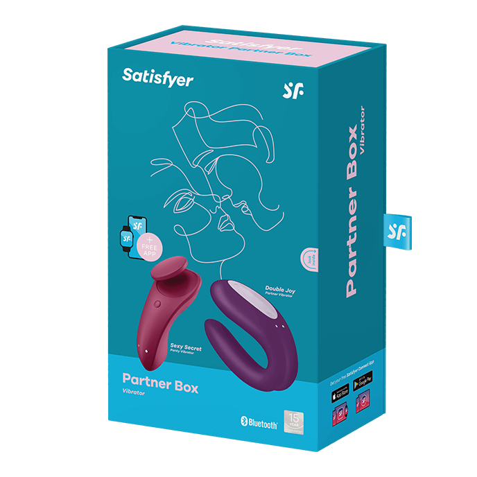 Satisfyer Partnerbox inkl. App-Toys - 3 Paarvibratoren für lesbische Liebesspiele