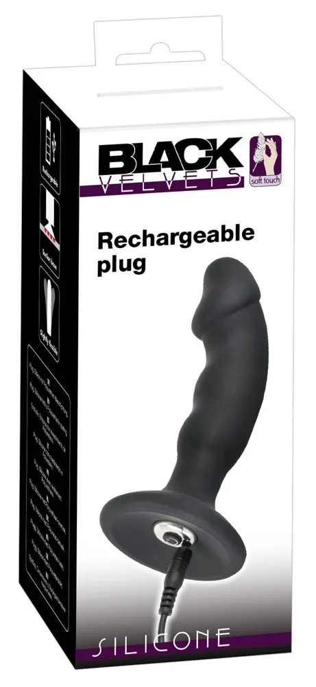 Vibro Plug Velvet Rechargable. Slide 7