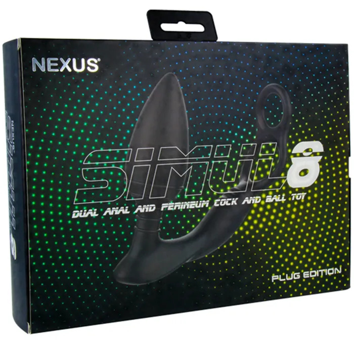 Nexus Stimul8 Vibrierender Analplug mit Penisring. Slide 3